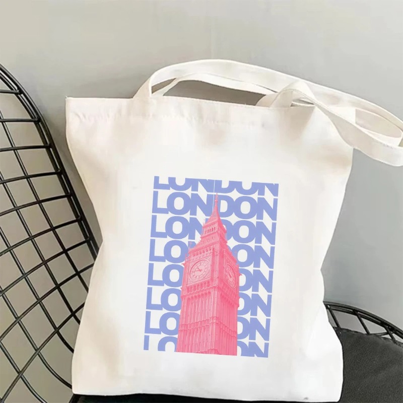 Travel Accessories London - Chicago London Eiffel Tower Graphic Tote