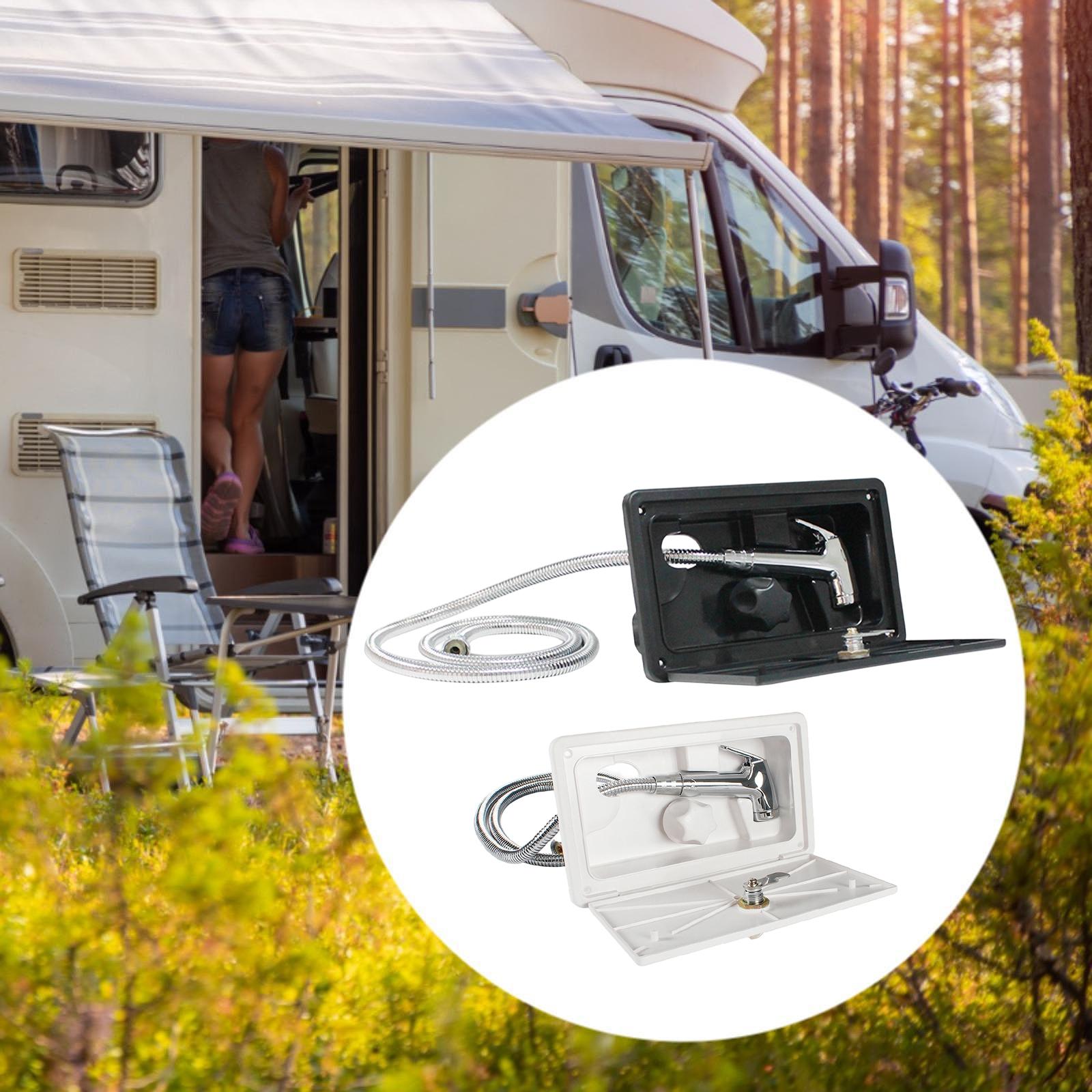 Travel Van Accessories - Portable RV Exterior Shower Box Kit
