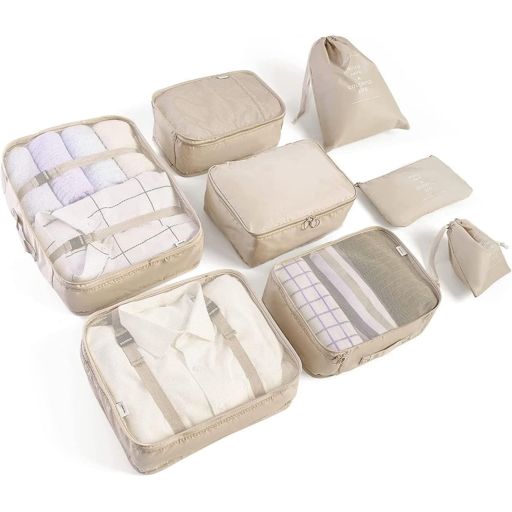Travel Accessories Packing Cubes - Set Packing Cubes or Suitcases Travel