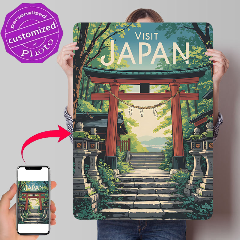 Travel Accessories To 3D Print - Visit Japan Travel 3D Texture Printed