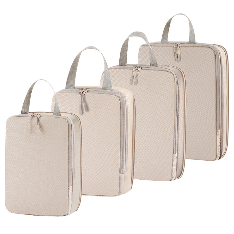 Travel Accessories Packing Cubes - 4Pcs/set Compression Packing Cubes Set for