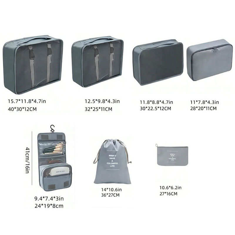 Dormitory Student Multi-Compar - Travel Accessories Packing Cubes recension och pris