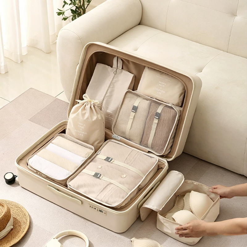 7-Piece Packing Cubes Set - Tr - Travel Accessories Packing Cubes recension och pris