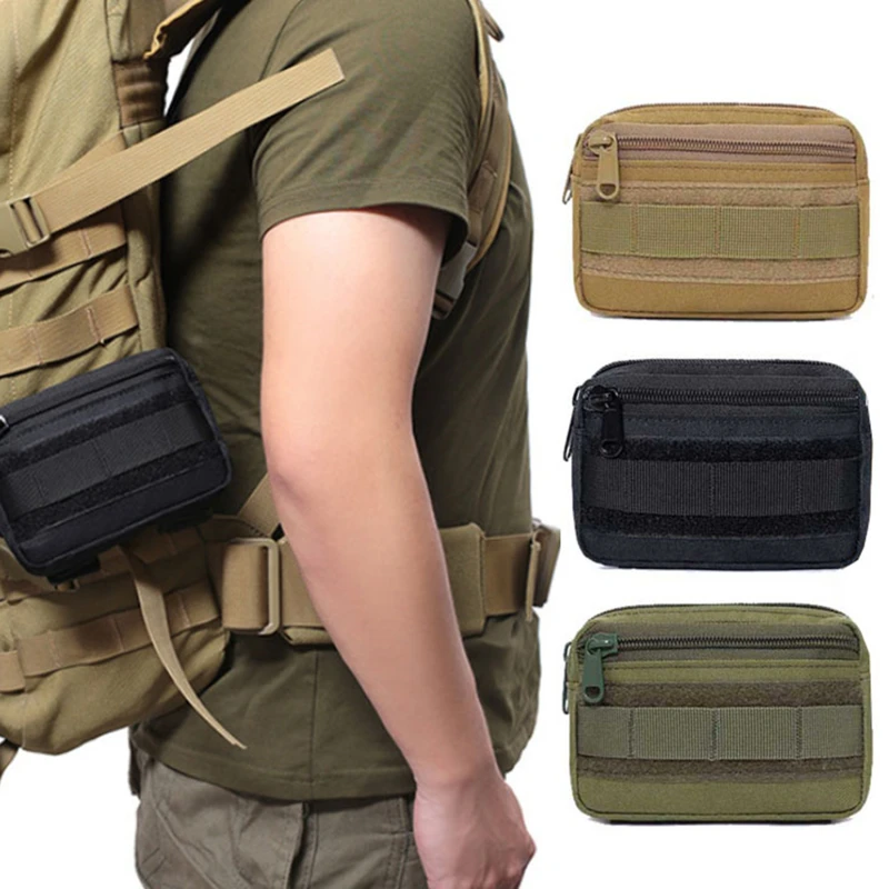 Double Layer EDC Pack Men Moll - Travel Accessories Hip Belt recension och pris