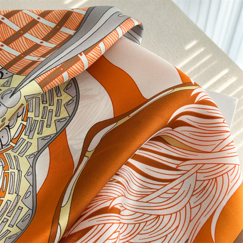 Designer Silk Scarf Women Spri - Travel Hair Accessories recension och pris