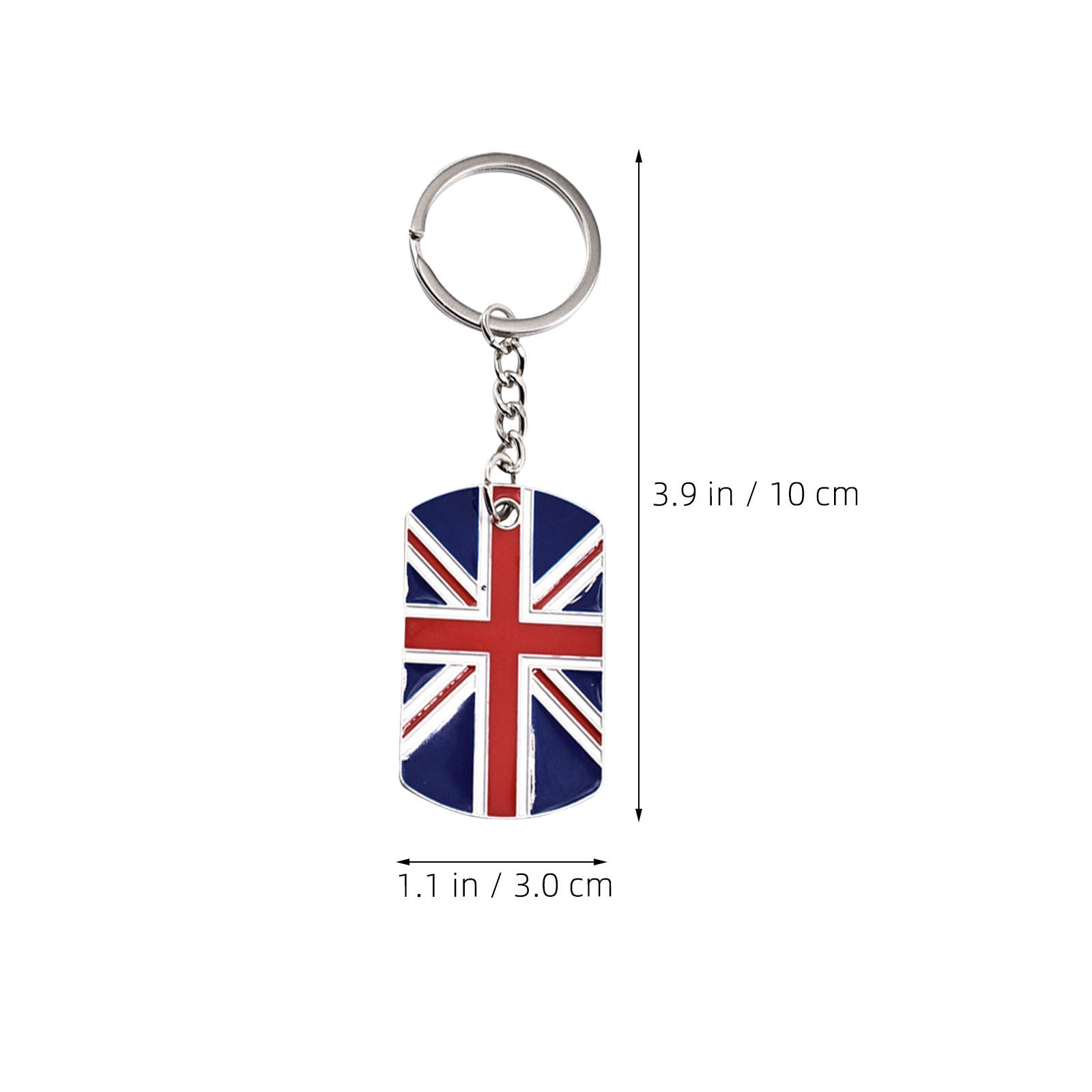 3Pcs British Flag Keychain Zin - Travel Accessories London recension och pris