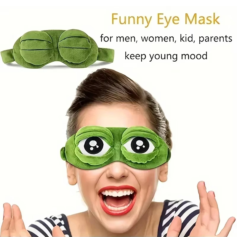 Frog Shaped Eye Mask Party Gam - Travel Hair Accessories recension och pris
