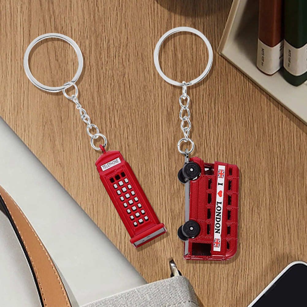 3pcs London Souvenir Keychains - Travel Accessories London recension och pris