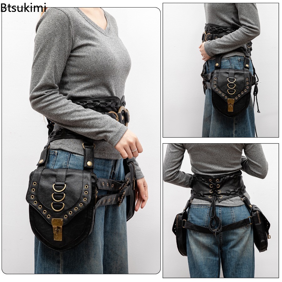 Retro Steampunk Utility Waist  - Travel Accessories Hip Belt recension och pris