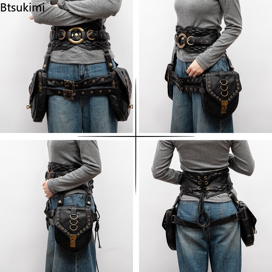 Retro Steampunk Utility Waist  - Travel Accessories Hip Belt recension och pris