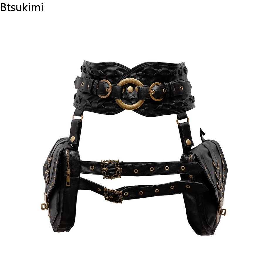 Retro Steampunk Utility Waist  - Travel Accessories Hip Belt recension och pris