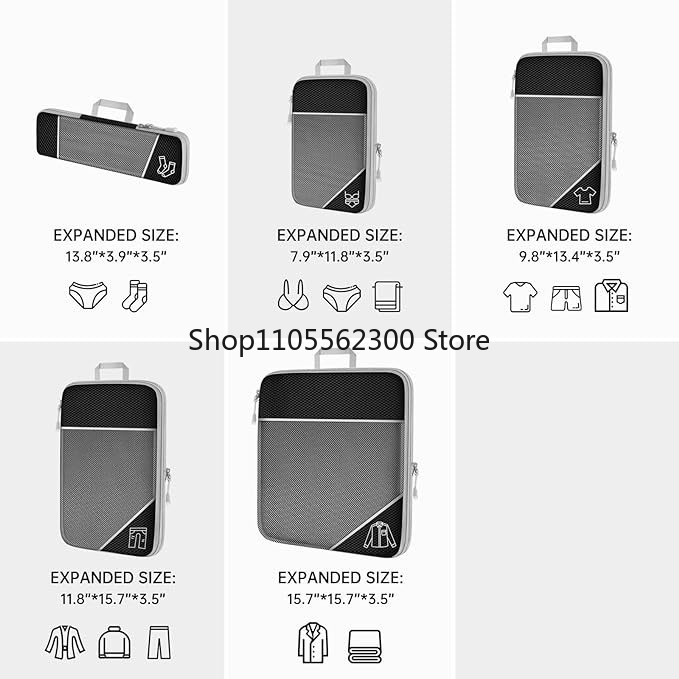 Compression Packing Cube Set E - Travel Accessories Packing Cubes recension och pris