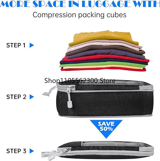 Compression Packing Cube Set E - Travel Accessories Packing Cubes recension och pris