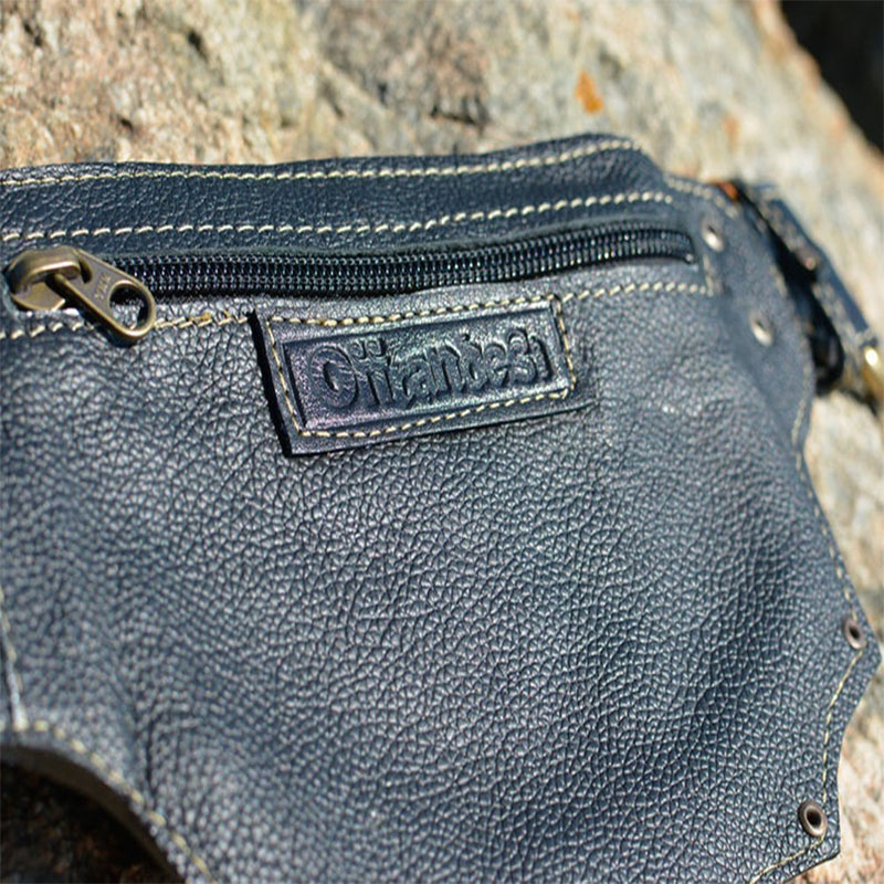 Steampunk Handmade Leather Uti - Travel Accessories Hip Belt recension och pris