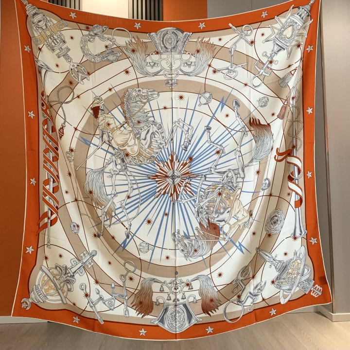 Luxury Brand Scarf Large Silk  - Travel Hair Accessories recension och pris