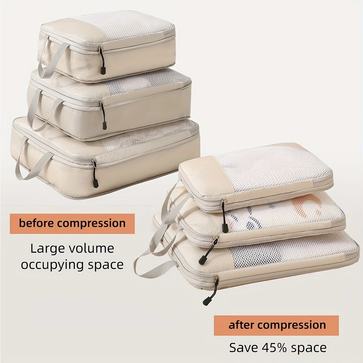 3-piece travel compression pac - Travel Accessories Packing Cubes recension och pris