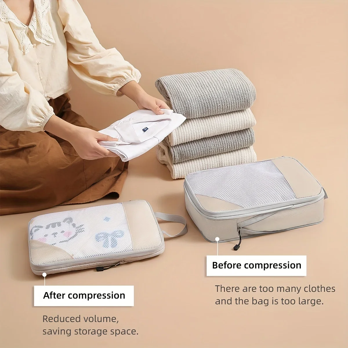 3-piece travel compression pac - Travel Accessories Packing Cubes recension och pris