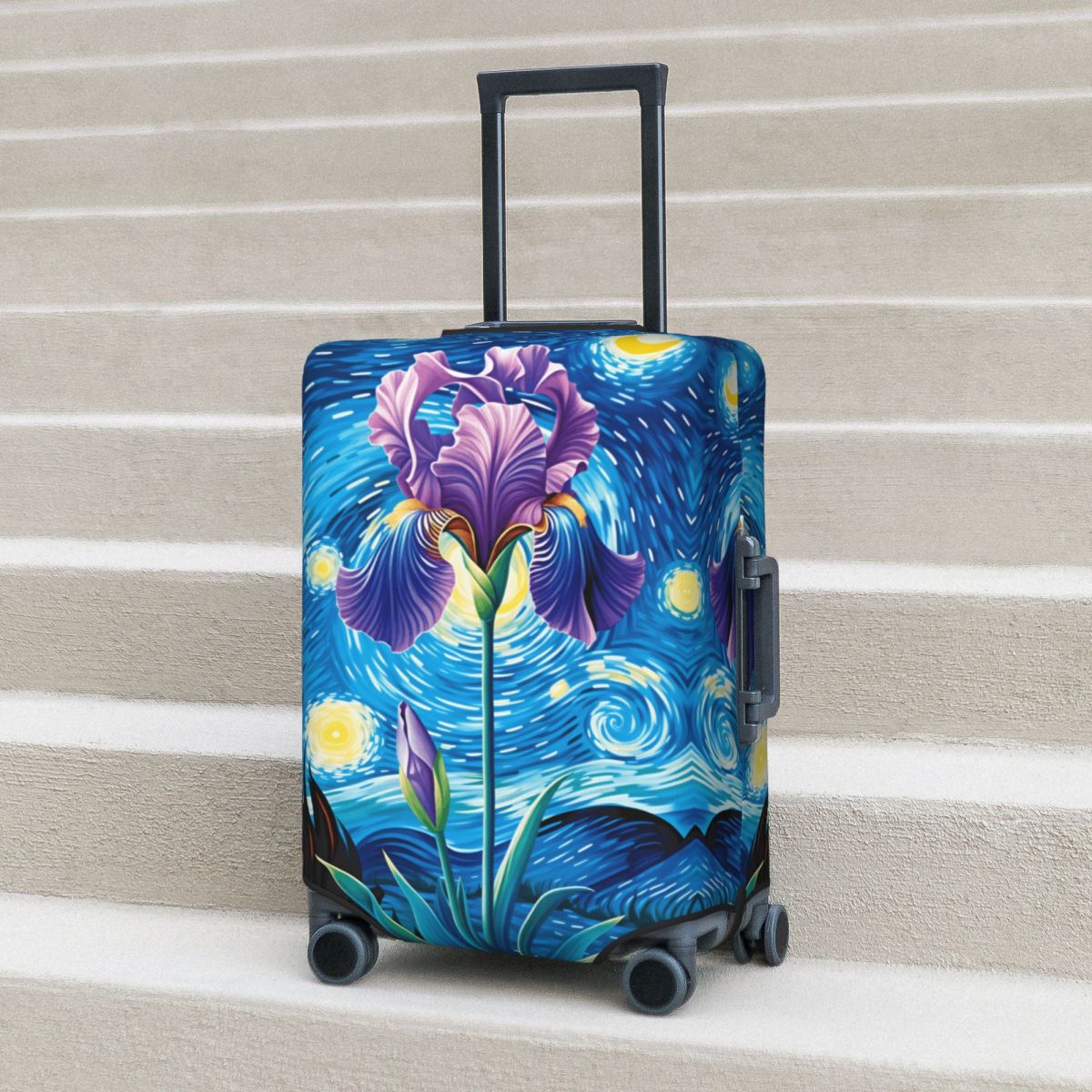 Irises With Van Gogh Starry Ni - Travel Van Accessories recension och pris