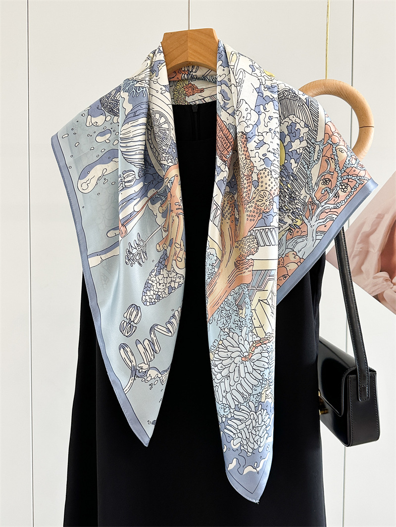 12MM Satin Silk Scarf Women 90 - Travel Hair Accessories recension och pris