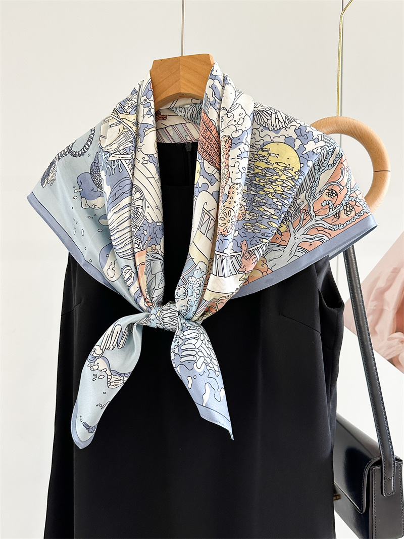 12MM Satin Silk Scarf Women 90 - Travel Hair Accessories recension och pris