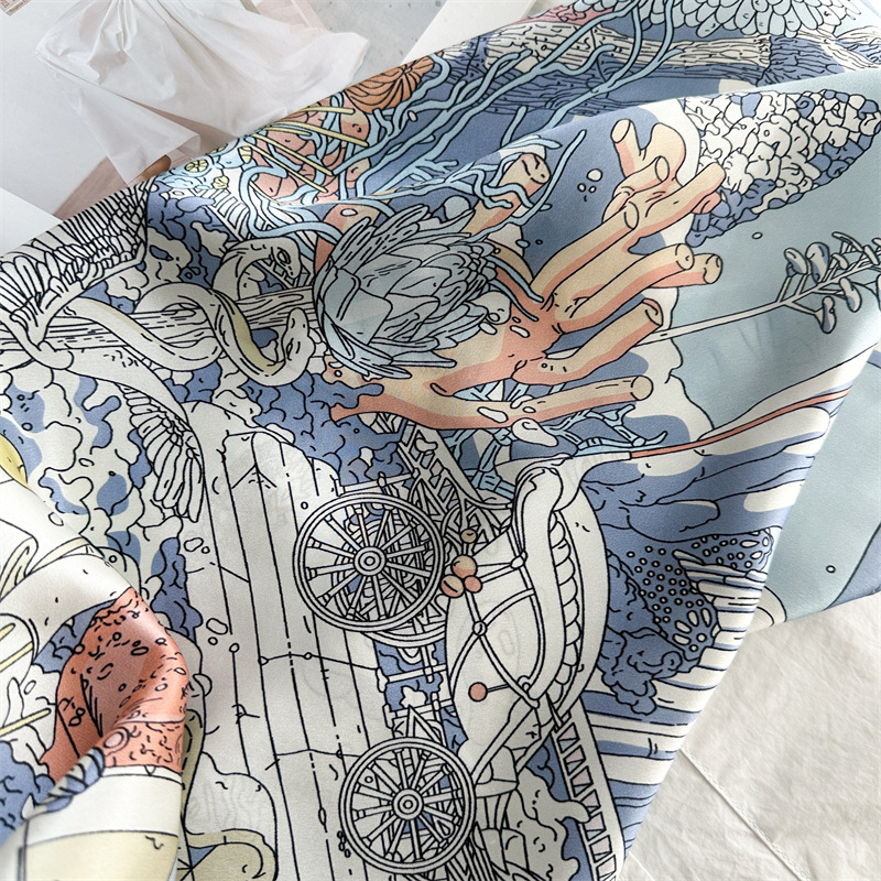 12MM Satin Silk Scarf Women 90 - Travel Hair Accessories recension och pris