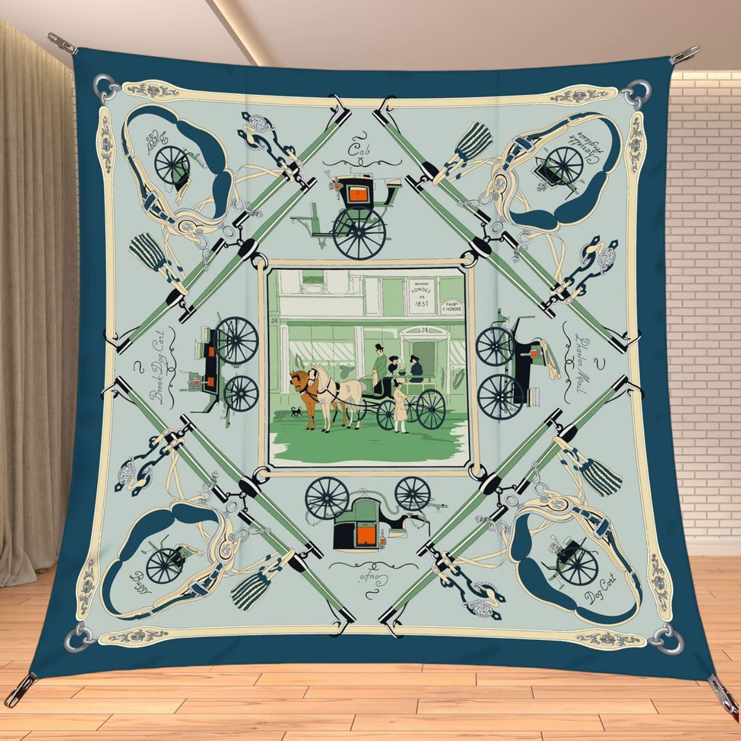 90cm Twill Silk Like Square Sc - Travel Accessories For Elderly recension och pris