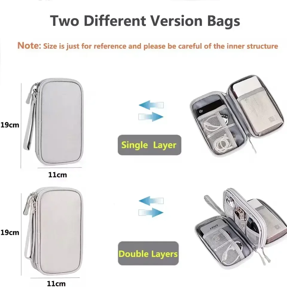 Travel Cable Bag Portable Digi - Travel Accessories Electronics recension och pris