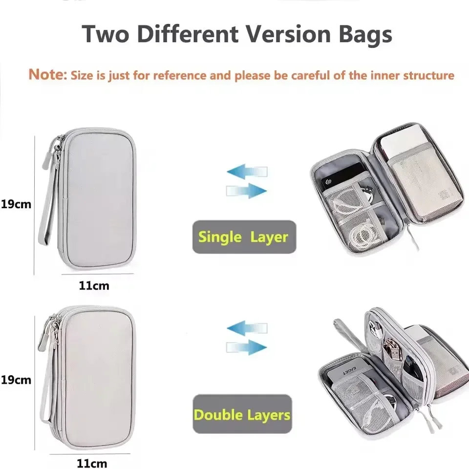 Travel Cable Bag Portable Digi - Travel Accessories Electronics recension och pris