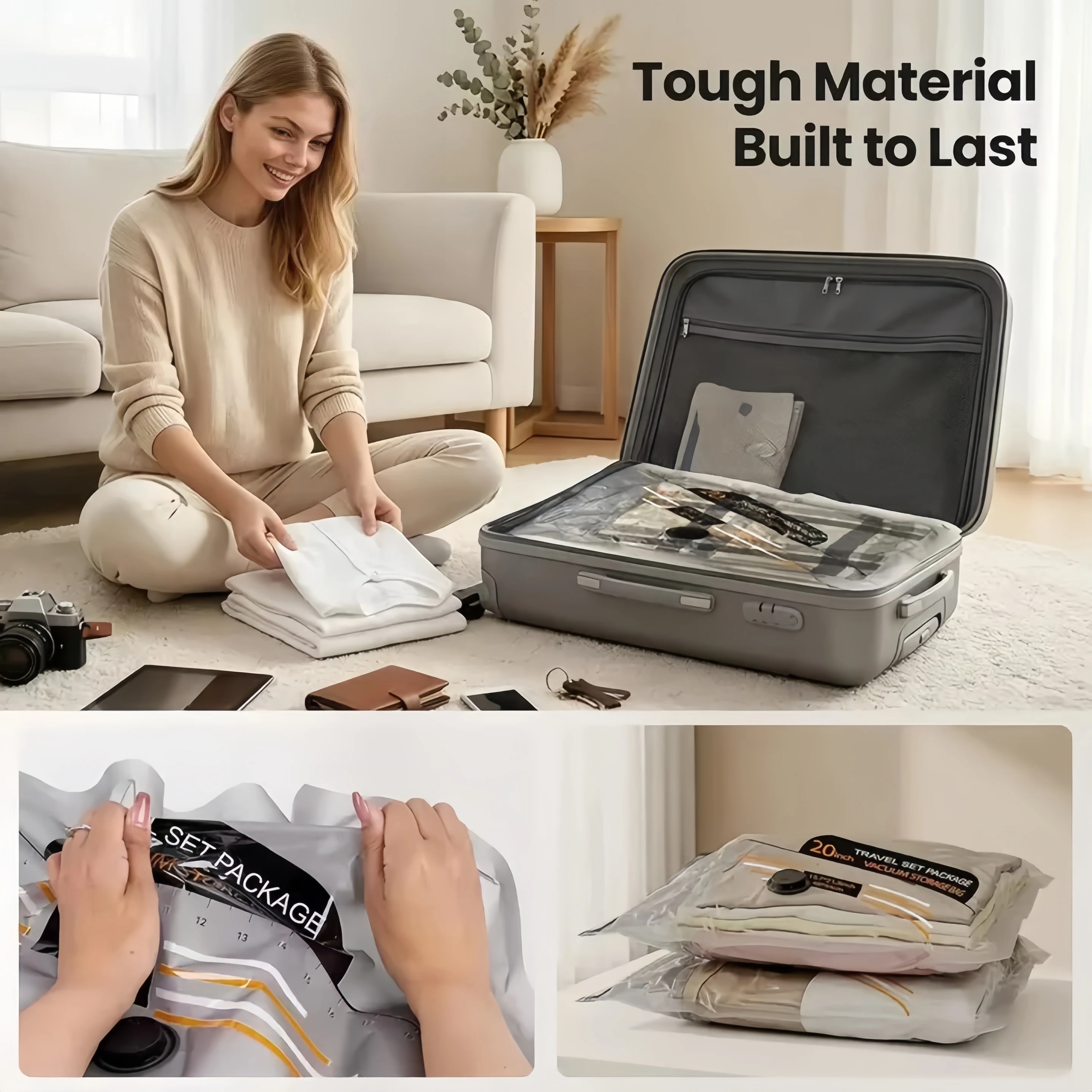 Compression Packing Cubes Vacu - Travel Accessories Packing Cubes recension och pris