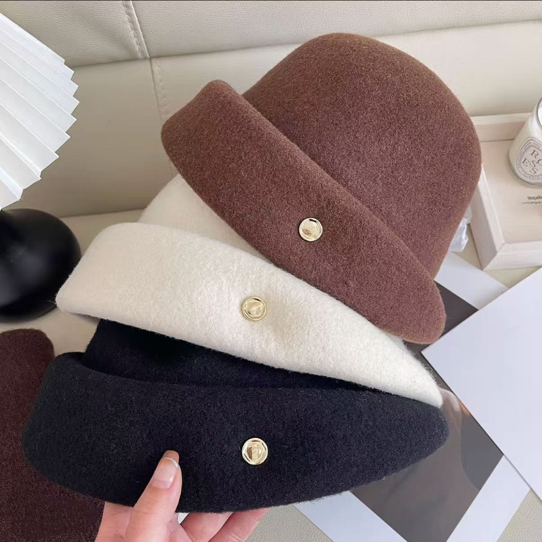 Women Wool Cloche Hat Winter F - Travel Accessories Shops recension och pris