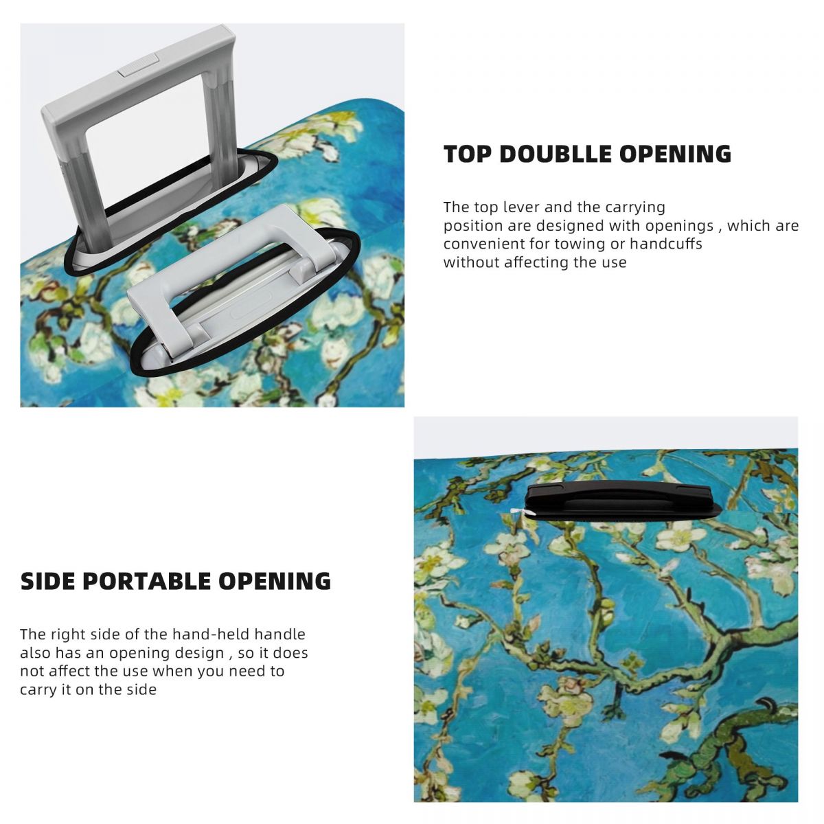 Almond Blossom Suitcase Cover  - Travel Van Accessories recension och pris