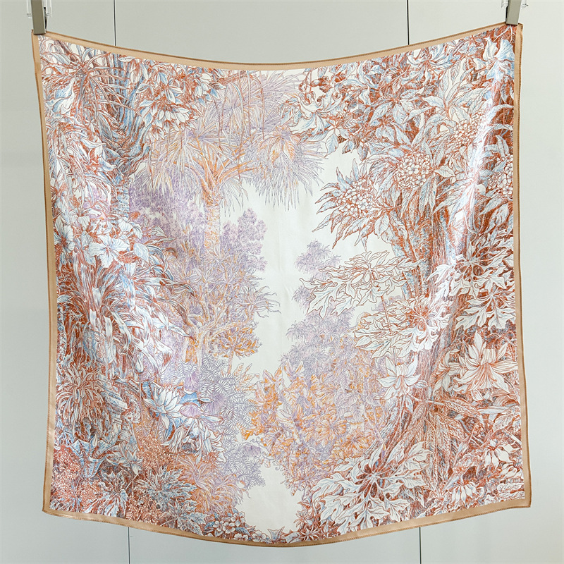 Soft Silk Scarf Women Square B - Travel Hair Accessories recension och pris