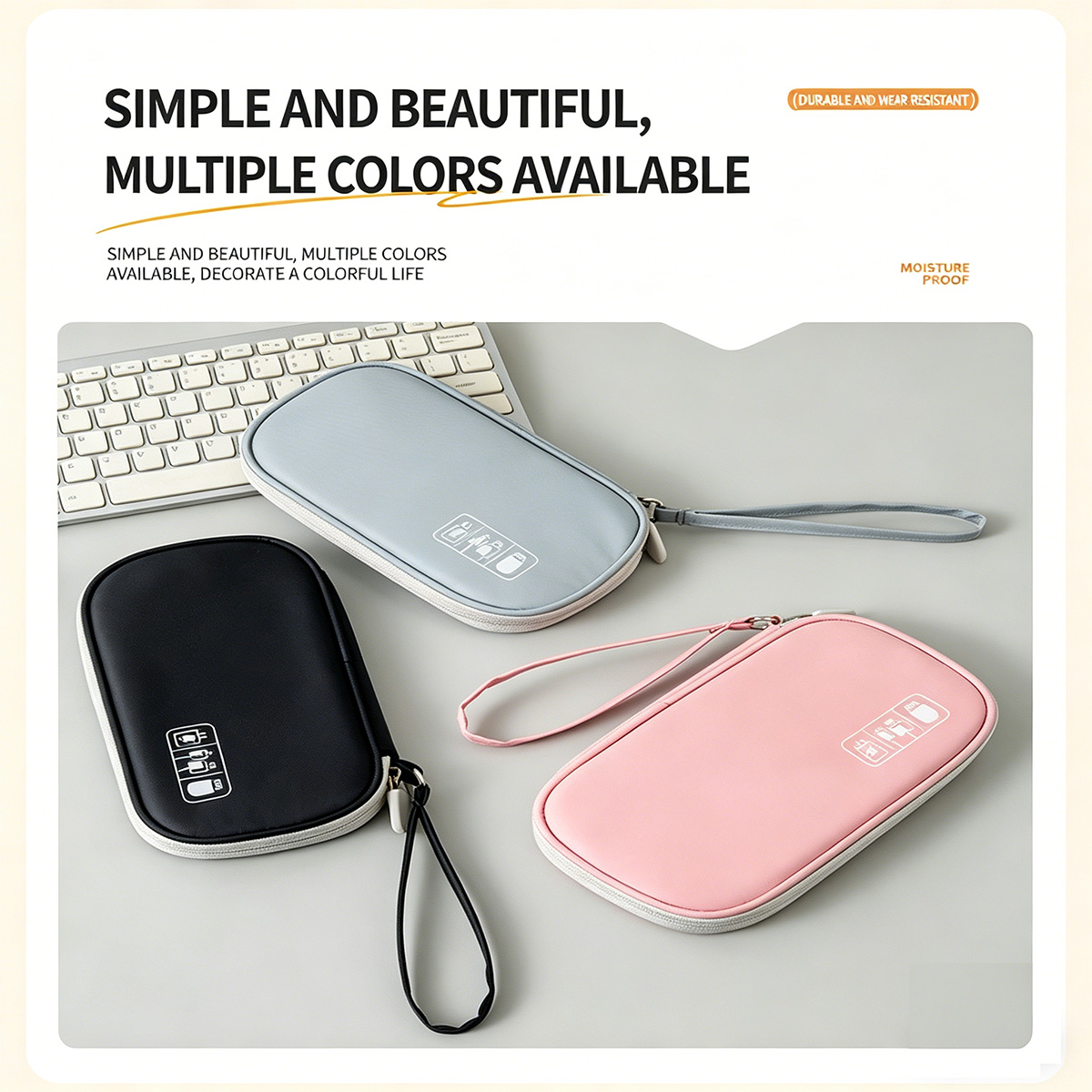 Portable Cable Organizer Bag F - Travel Accessories Wholesale recension och pris