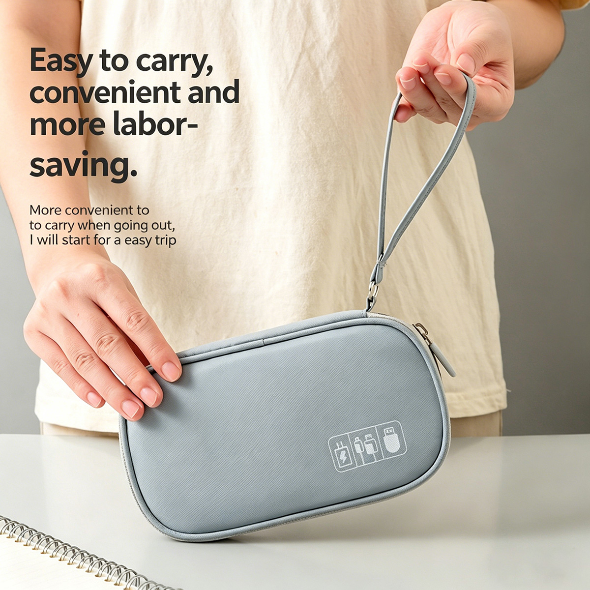Portable Cable Organizer Bag F - Travel Accessories Wholesale recension och pris