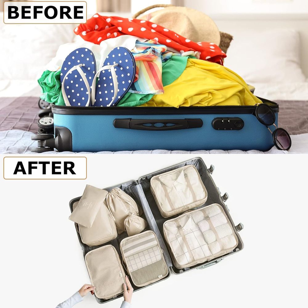 Set Packing Cubes or Suitcases - Travel Accessories Packing Cubes recension och pris