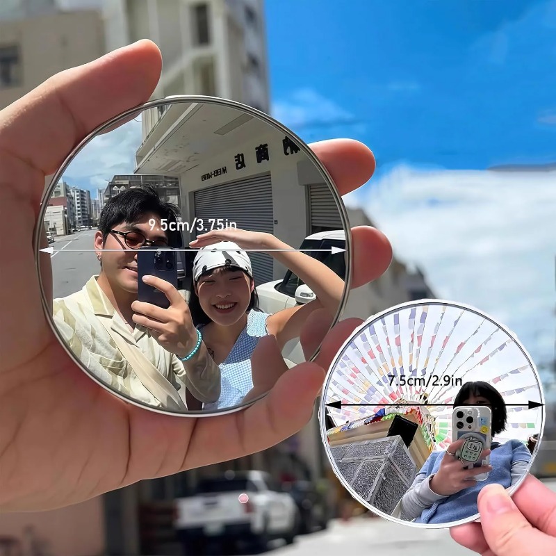 Portable Round Convex Mirror H - Travel Accessories Deals recension och pris
