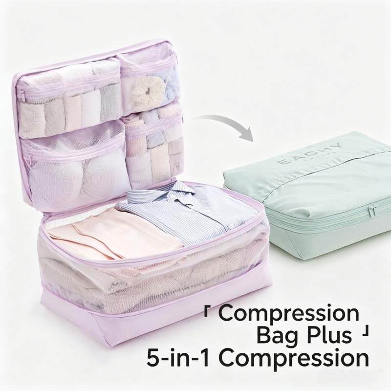 Compression Packing Cubes 5-in - Travel Accessories Packing Cubes recension och pris
