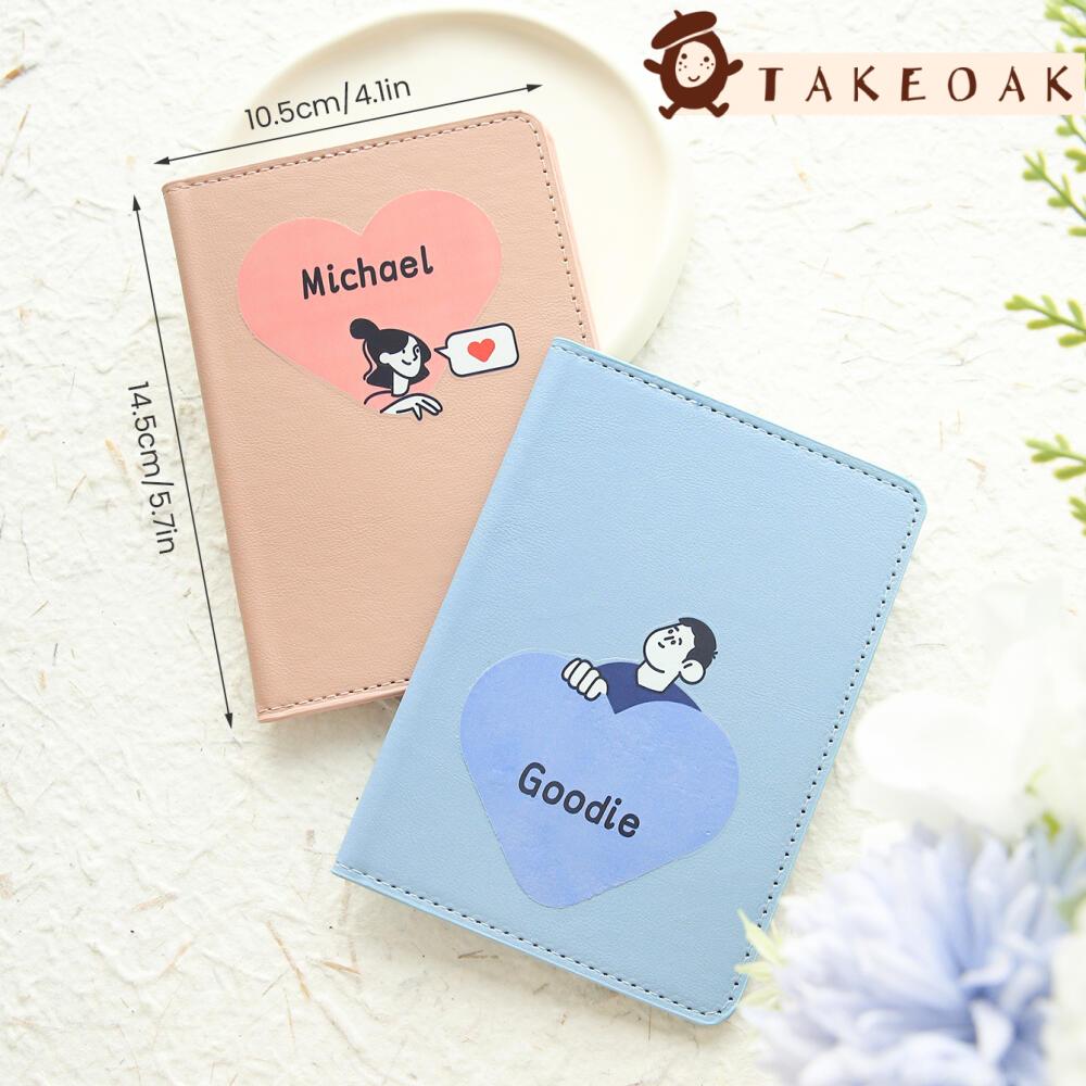 2PCS Custom Name Couple Heart  - Travel Accessories Hong Kong recension och pris